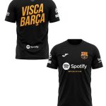 تیشرت بارسلونا طرح Visca Barça کد T044