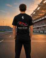 تیشرت فرمول 1 طرح Ferrari Racing کد T004 - Image 3
