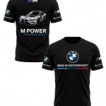 تیشرت موتوراسپرت طرح BMW Power کد T009