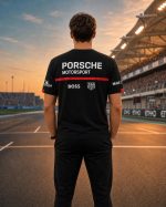 تیشرت موتوراسپرت طرح  Porsche Sport کد T011 - Image 3