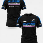 تیشرت فرمول 1 طرح Alpine Racing کد T012