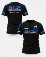 تیشرت فرمول 1 طرح Alpine Racing کد T012