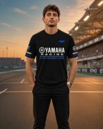 تیشرت موتورسواری طرح Yamaha Racing کد T015 - Image 2