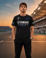 تیشرت موتورسواری طرح Yamaha Racing کد T016 - Image 2