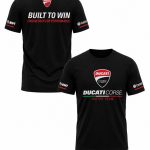 تیشرت موتور طرح Ducat Built to Win کد T023