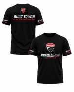 تیشرت موتور طرح Ducat Built to Win کد T023