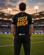 تیشرت بارسلونا طرح Visca Barça کد T044 - Image 3